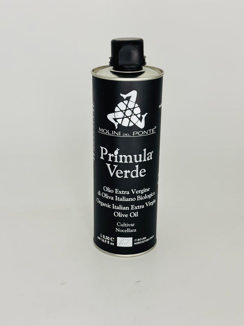 OLIO EXTRAVERGINE DI OLIVA ITALIANO BIOLOGICO "PRIMULA VERDE" - CAMPAGNA OLEARIA 2025/2026