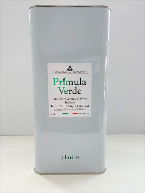 OLIO EXTRAVERGINE D'OLIVA "PRIMULA VERDE" - CAMPAGNA OLEARIA 2024/2025