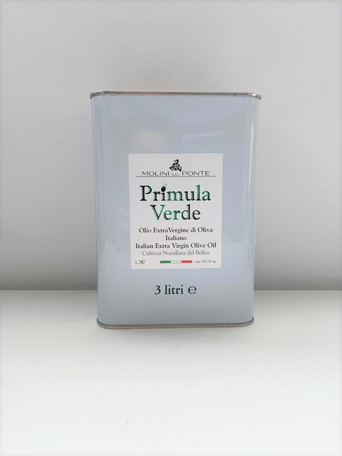 OLIO EXTRAVERGINE D'OLIVA "PRIMULA VERDE" - CAMPAGNA OLEARIA 2024/2025