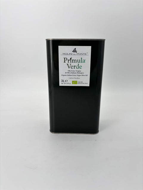 OLIO EXTRAVERGINE DI OLIVA ITALIANO BIOLOGICO "PRIMULA VERDE" - CAMPAGNA OLEARIA 2025/2026