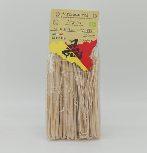 "LINGUINE" PASTA di SEMOLA di GRANO DURO BIO PERCIASACCHI - 500 GR