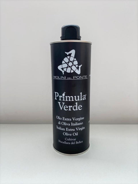 OLIO EXTRAVERGINE D'OLIVA "PRIMULA VERDE" - CAMPAGNA OLEARIA 2024/2025