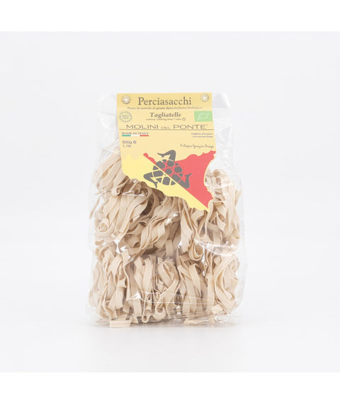 "TAGLIATELLE" PASTA di SEMOLA BIO "PERCIASACCHI" - 500 GR