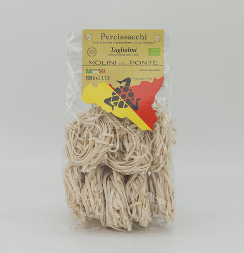 "TAGLIOLINI" PASTA di SEMOLA di PERCIASACCHI BIO - 500 GR